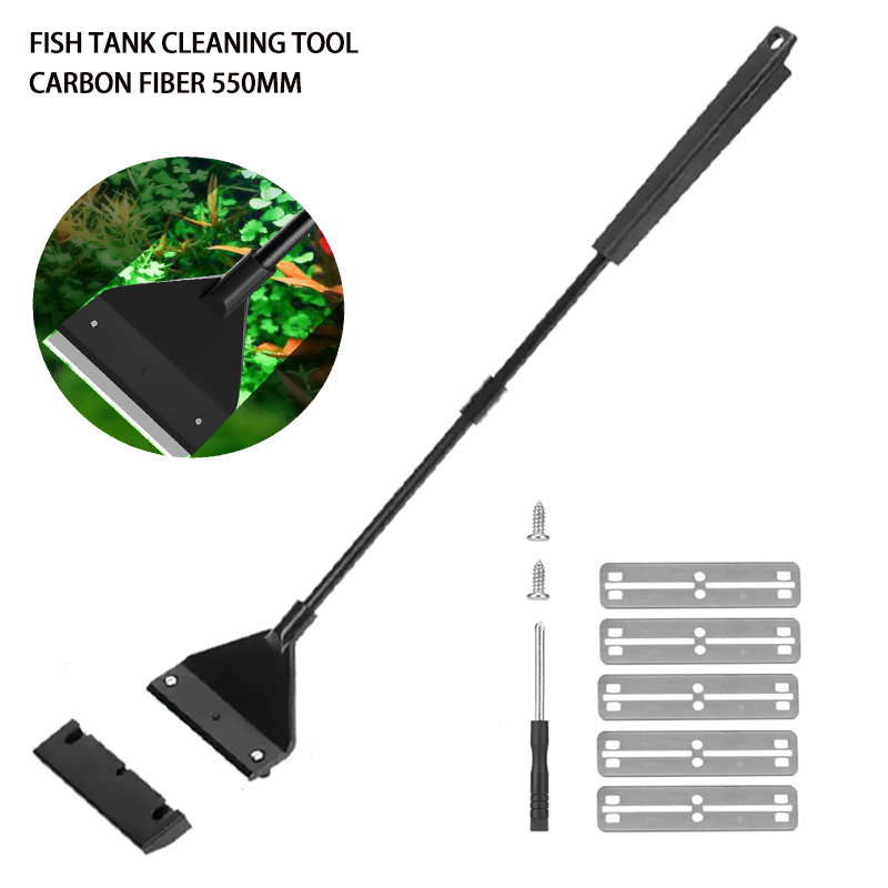 Marine Aquarium Glass Scraper - Herramienta de Limpieza para Acuarios, Raspador
