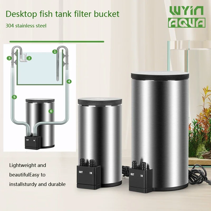 Filtro de Acuario Silencioso p - Marine Aquarium Uv Filter reseña y precio
