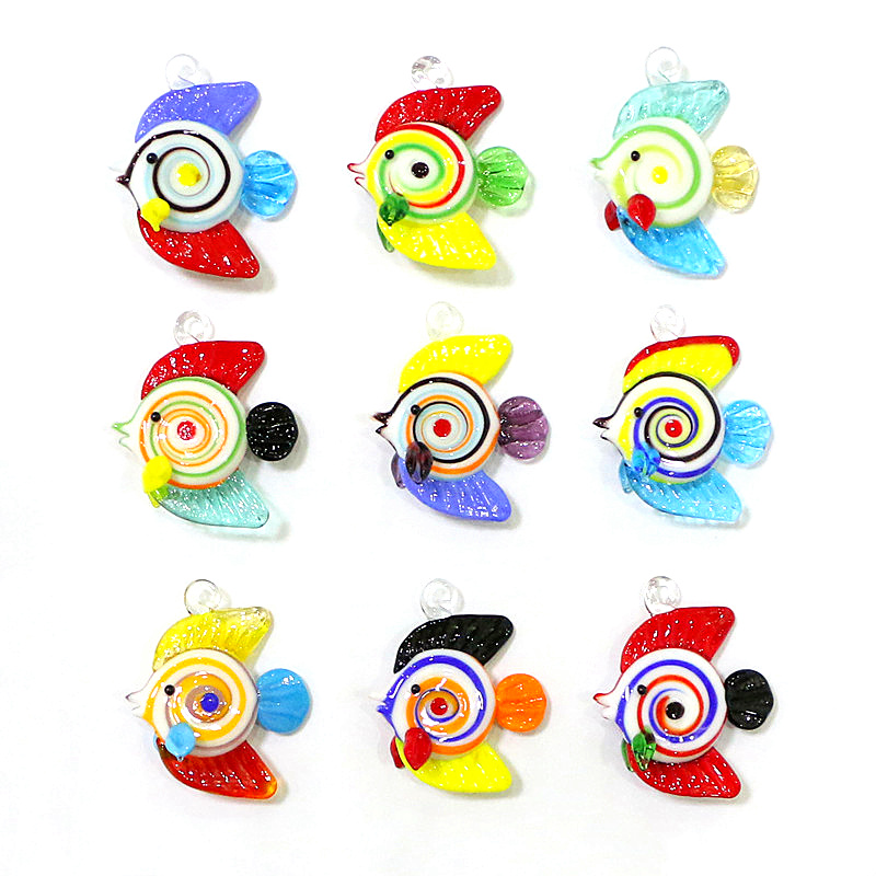 Colgante de vidrio de peces tr - Marine Aquarium Europe reseña y precio