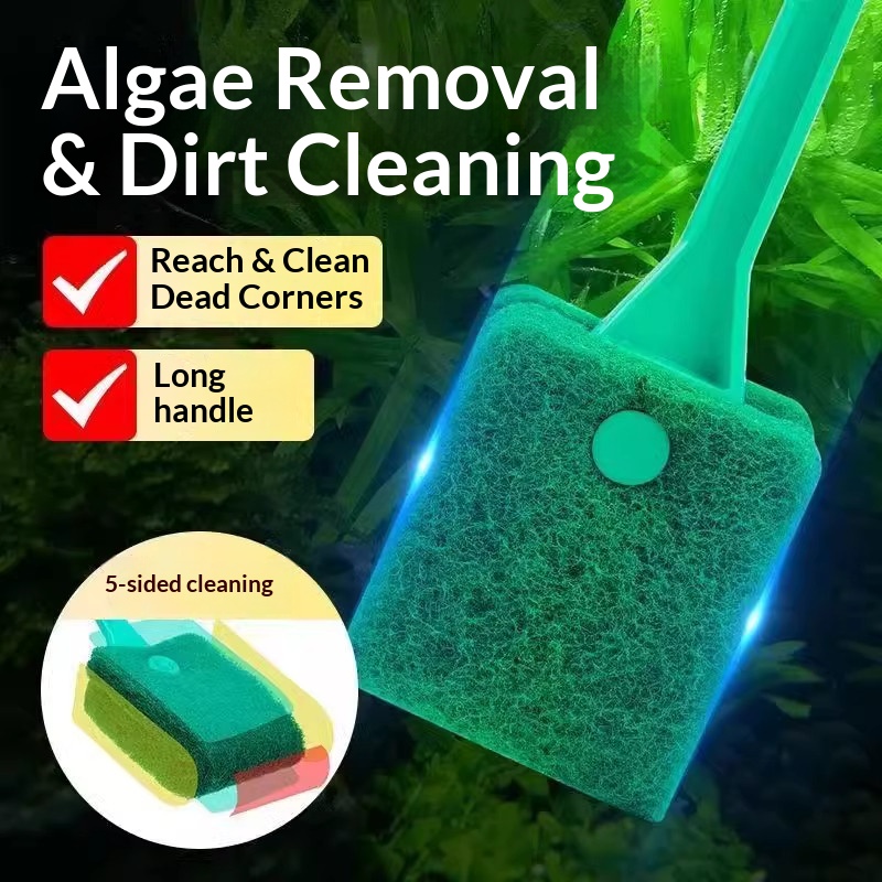 Cepillo de mango largo para ac - Marine Aquarium Glass Scraper reseña y precio